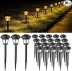 Solar Yard Path Lights 20-Pack, Waterproof