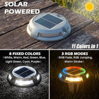 Solar Fence Lights 16-Pack, Waterproof LED