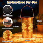 Hanging Solar Hanging Lanterns, Charming Garden Decor