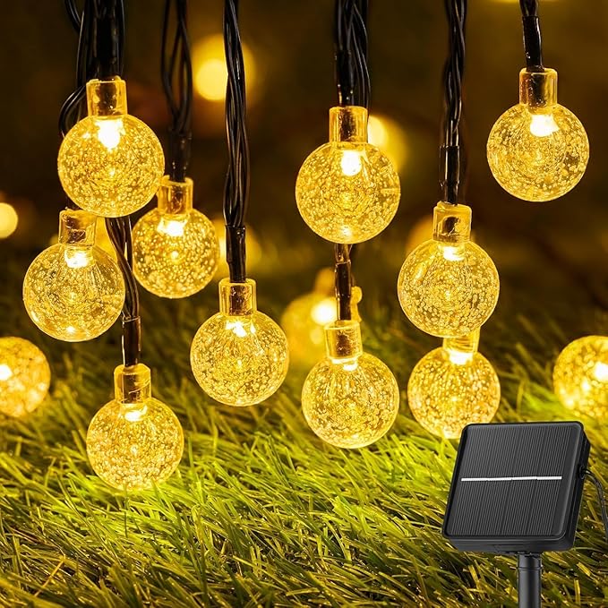 Warm White Yard String Lights, 36ft Weatherproof LED