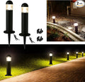 2-Pack Warm White Solar Path Lights, Outdoor Driveway LED
