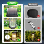 Solar Pathway Lights 6-Pack, Garden LED