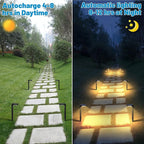 2-Pack Solar Landscape Lights for Walkway