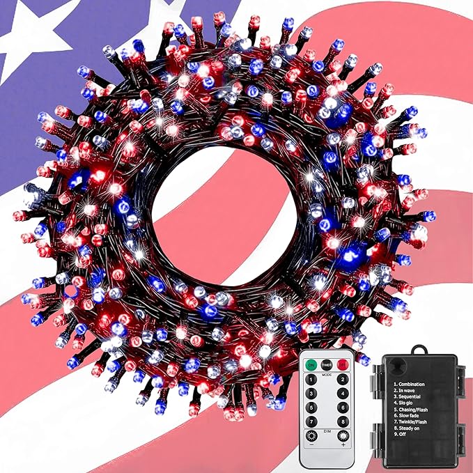 33ft White Outdoor Edison String Lights, Weatherproof