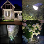76 LED Solar Yard Spotlights 6-Pack, LED