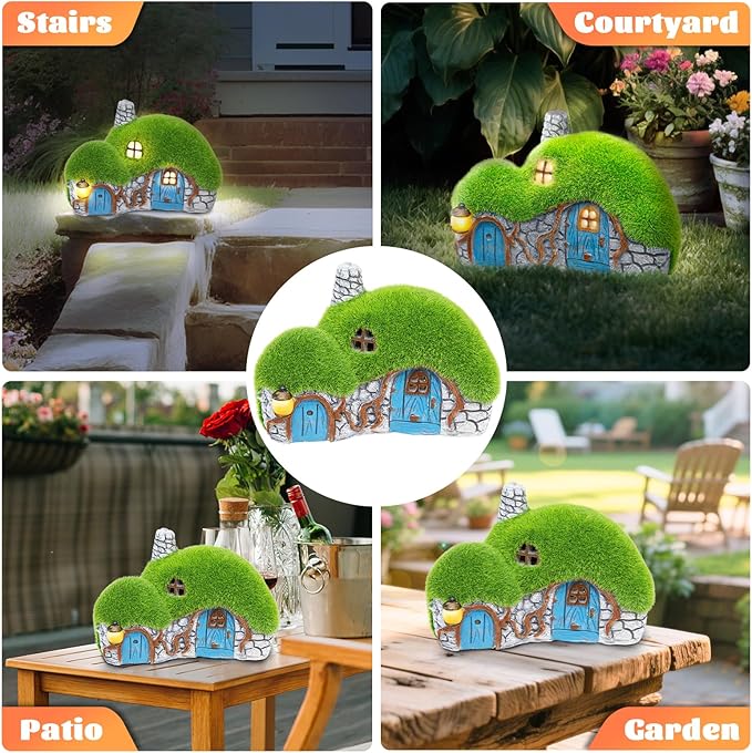 Solar Garden Statue Light, Yard Decor
