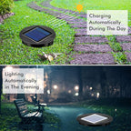 Backyard Solar Hanging Lanterns 4-Pack, Charming Garden Decor