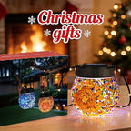 6-Pack Globe Solar Porch Lanterns, Metal Waterproof LED