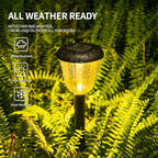 8-Pack Solar Path Lights, Outdoor Yard LED