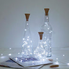 Christmas Patio String Lights 8-Pack, 20 LED Waterproof