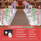 Solar Walkway Path Lights, Waterproof