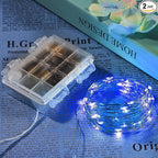 Christmas Fairy Lights 2-Pack, 6ft Battery Twinkle Lights