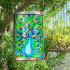 Peacock Solar Lantern Set, Classic Porch Lighting