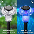 16-Pack Solar Path Lights, Outdoor Yard LED