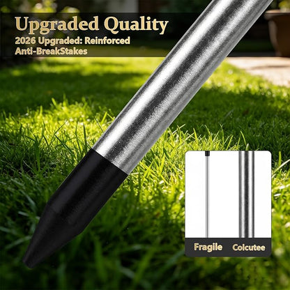 2 Pack Solar Firework Lights Outdoor - Verified 200 LED & 8 Modes - Starburst Solar Powered Garden Lights, Reinforced Durable Stakes, Waterproof Pathway Walkway Lights for Yard Patio Decor