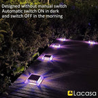 4-Pack IP68 Solar Landscape Lights for Garden