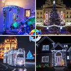 Café-Style Outdoor String Lights, 80ft Globe Bulbs