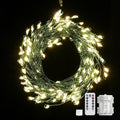 16ft Christmas LED String Lights, Waterproof Timer Lights
