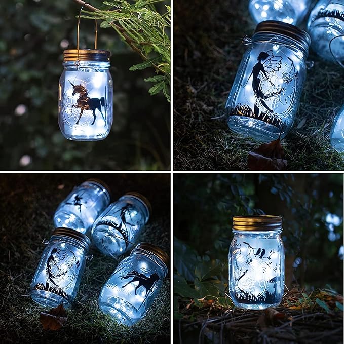 8-Pack Christmas String Lights, Waterproof Twinkle Lights