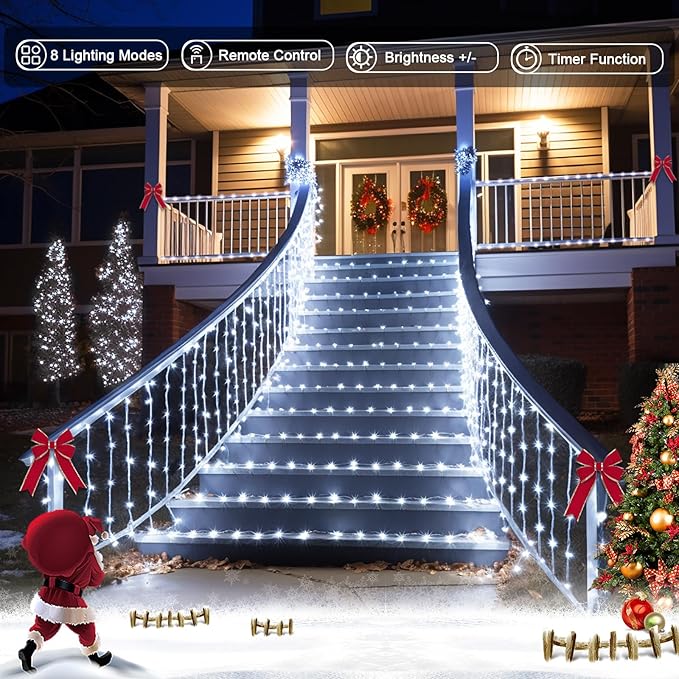 Remote Control Rope Lights, 33ft Color-Changing LED