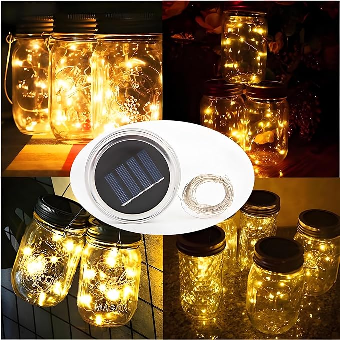 12-Pack LED Patio String Lights, Waterproof Outdoor