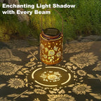 Sunflower Solar Outdoor Lanterns, Decorative Waterproof LED