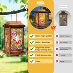 Butterfly Solar Lantern Set, Classic Patio Lighting