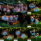 4-Pack Solar Landscape Lights for Walkway