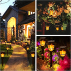10-Pack Solar Path Lights, Outdoor Garden LED