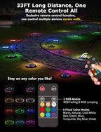 16-Pack Flat Solar Landscape Lights, Waterproof LED