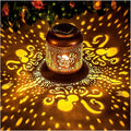 Garden Solar Lantern Set, Rustic Backyard Lighting