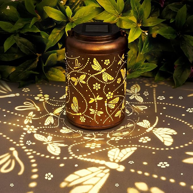 Dragonfly Solar Lanterns, Waterproof LED Porch Lights
