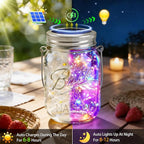 12-Pack Multicolor Backyard String Lights, Weatherproof LED