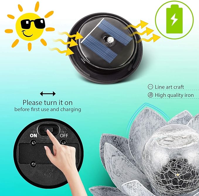 Solar Garden Path Lights, Waterproof