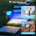 4-Pack Solar Spotlights, Wall Lights