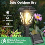 10-Pack Solar Landscape Lights for Driveway