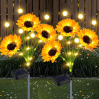 Solar Walkway Path Lights 2-Pack, Waterproof