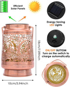 Courtyard Solar Hanging Lanterns, Elegant Patio Decor