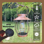 Backyard Solar Lanterns, Waterproof LED Outdoor Lights
