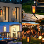 Garden Solar Hanging Lanterns 2-Pack, Classic Outdoor Decor