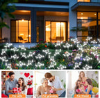 White Solar Pathway Lights 2-Pack, Yard LED