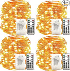 33ft Warm White String Lights for Porch, Waterproof LED