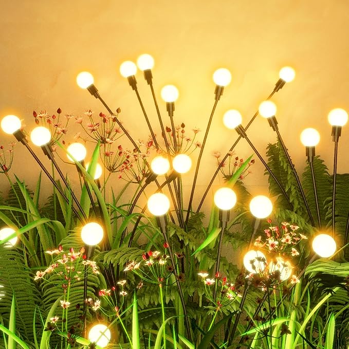 Solar Walkway Path Lights 2-Pack, Waterproof