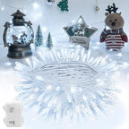 Battery Christmas Lights, 16.4ft Cool White Timer