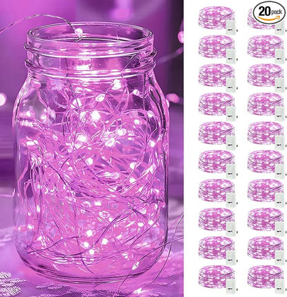 Christmas Yard String Lights 20-Pack, 20 LED Waterproof