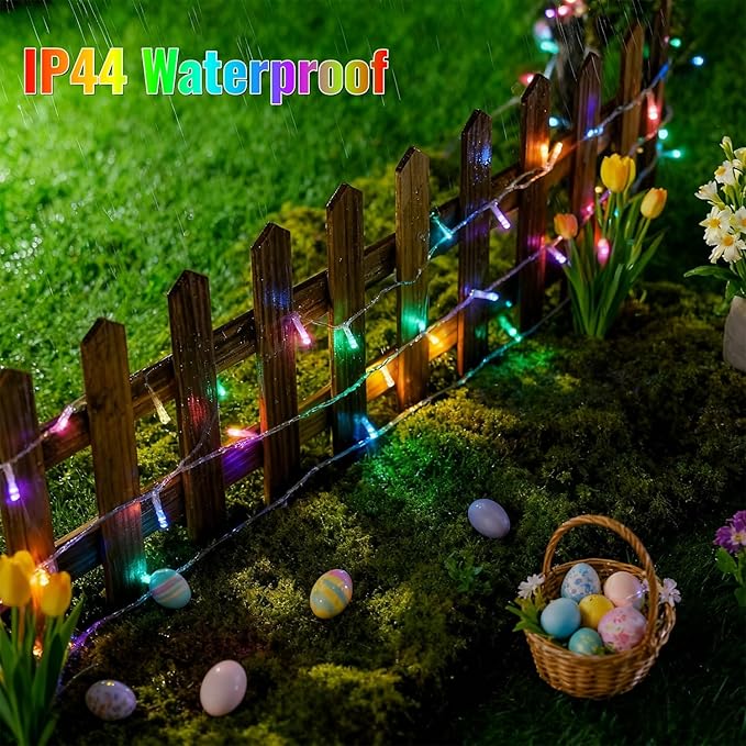 5ft LED Patio String Lights, Waterproof Outdoor