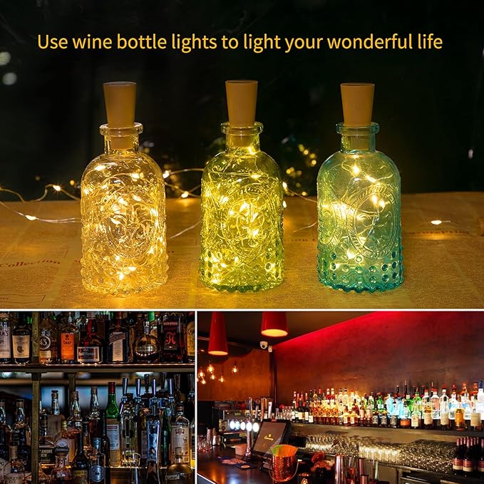 Christmas Yard String Lights 20-Pack, 20 LED Waterproof
