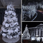 4-Pack Christmas String Lights, 132ft 400 LED Waterproof Twinkle Lights