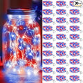 30-Pack LED Patio String Lights, Waterproof Outdoor