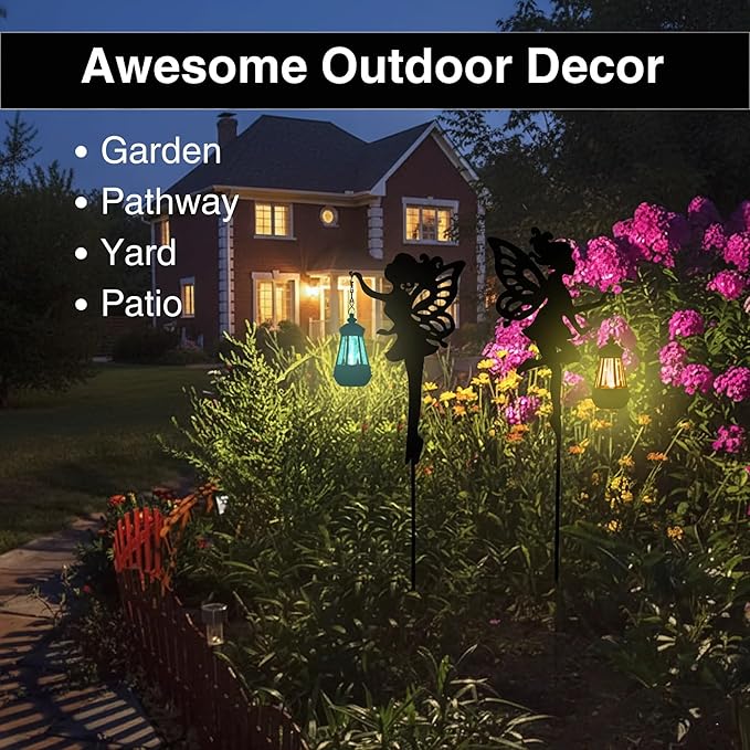 Solar Garden Garden Statue Light, Outdoor Decor